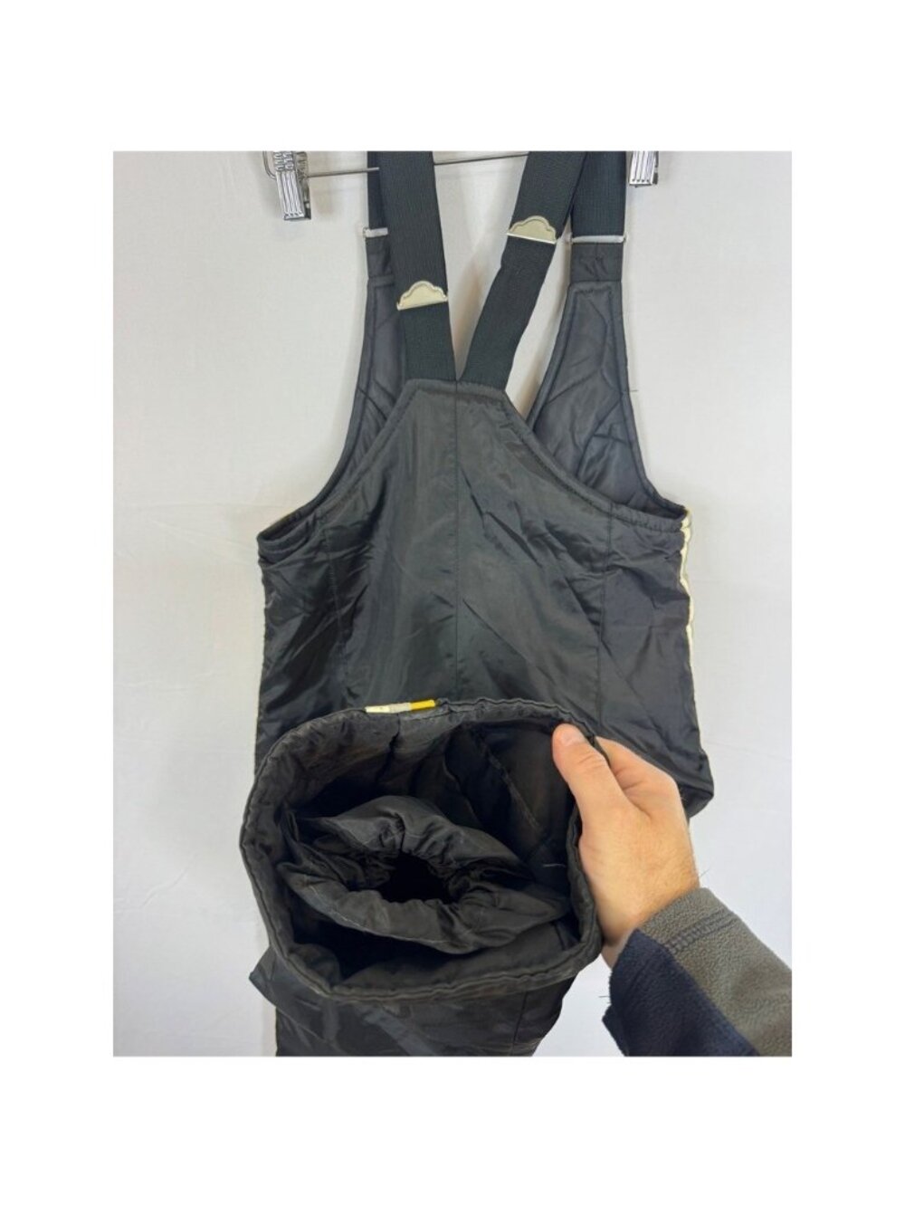Vintage Ski-Doo Bombardier Snow Bib Overalls Ski Snowmobile Pants Womens 14 - Picture 5 of 12